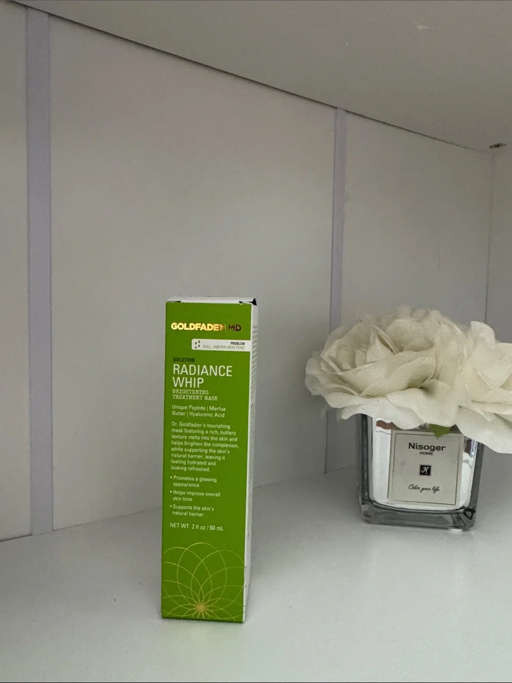 Goldfaden MD Radiance Whip Brightening Mask — Green
